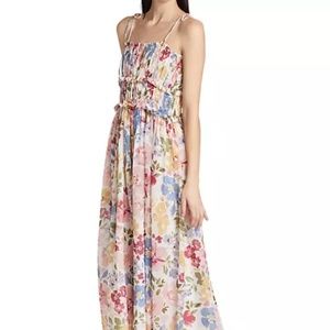 En Saison Constantia Floral Chiffon Dress - Medium NWT